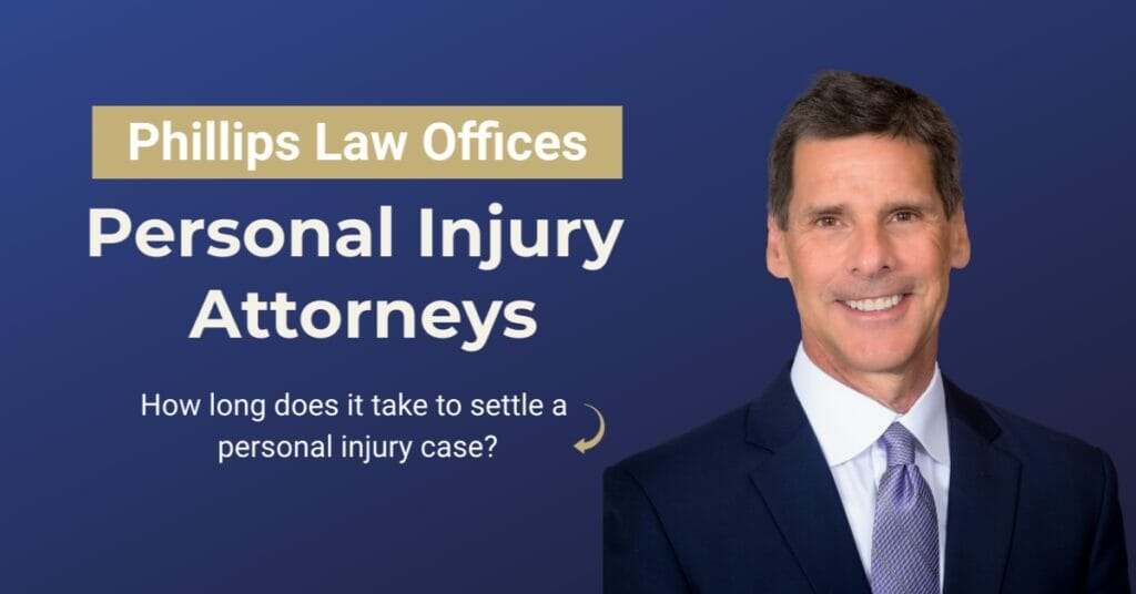 How long does it take to settle a personal injury case?