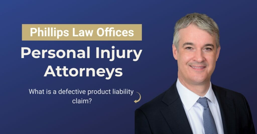 defective product liability claim?
