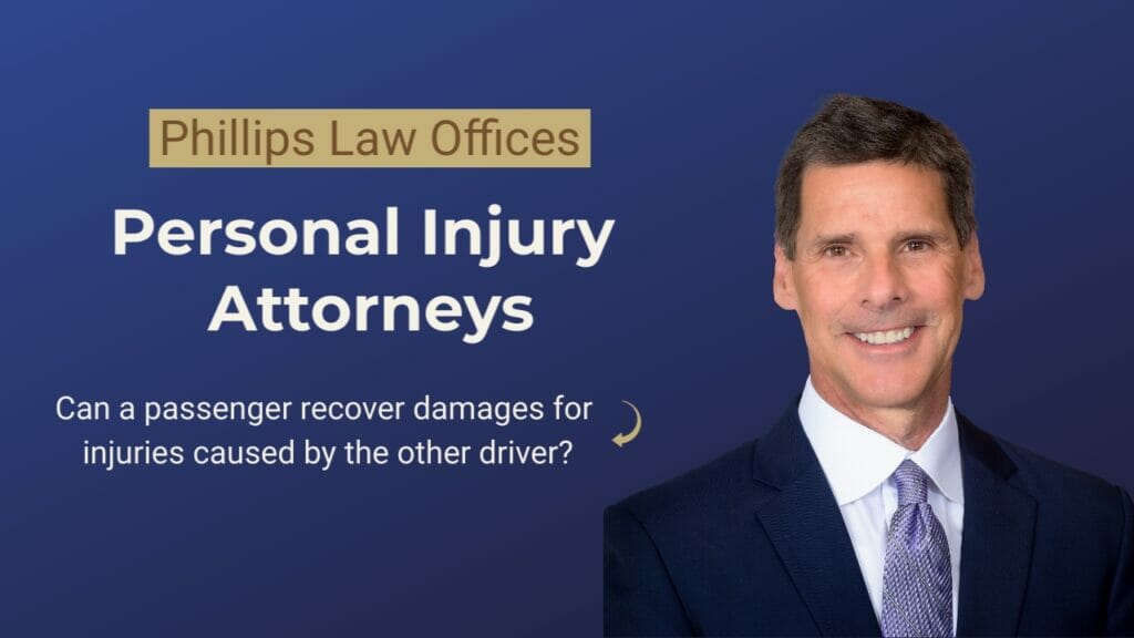 Can a passenger recover damages for injuries caused by the other driver?