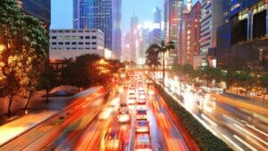 Rush Hour in Chicago