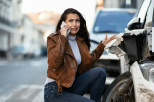 shock after a car accident