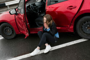 shock after a car accident