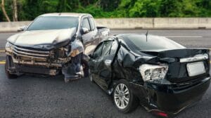 totaled car