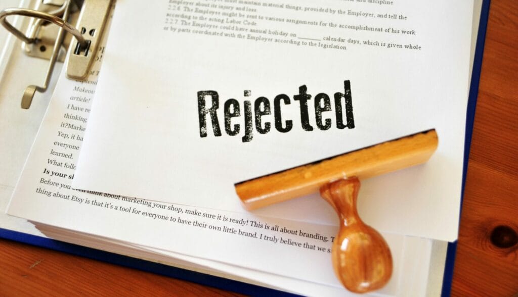 rejected insurance claim