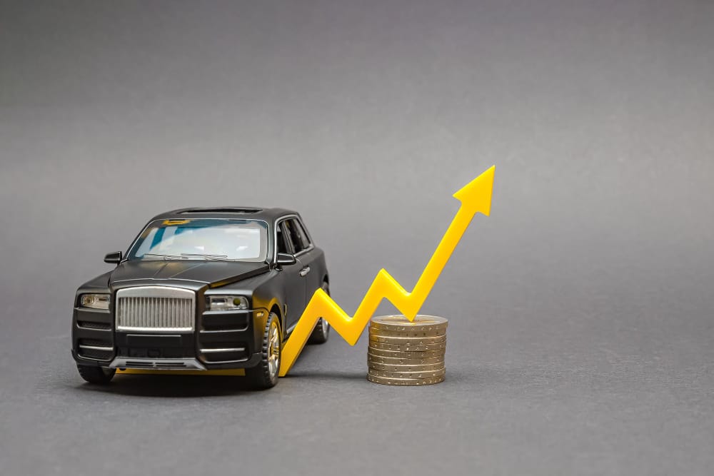 showing car value
