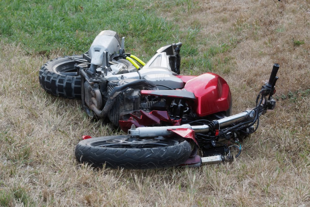 Motorcycle Accidents Caused by Grass Clippings