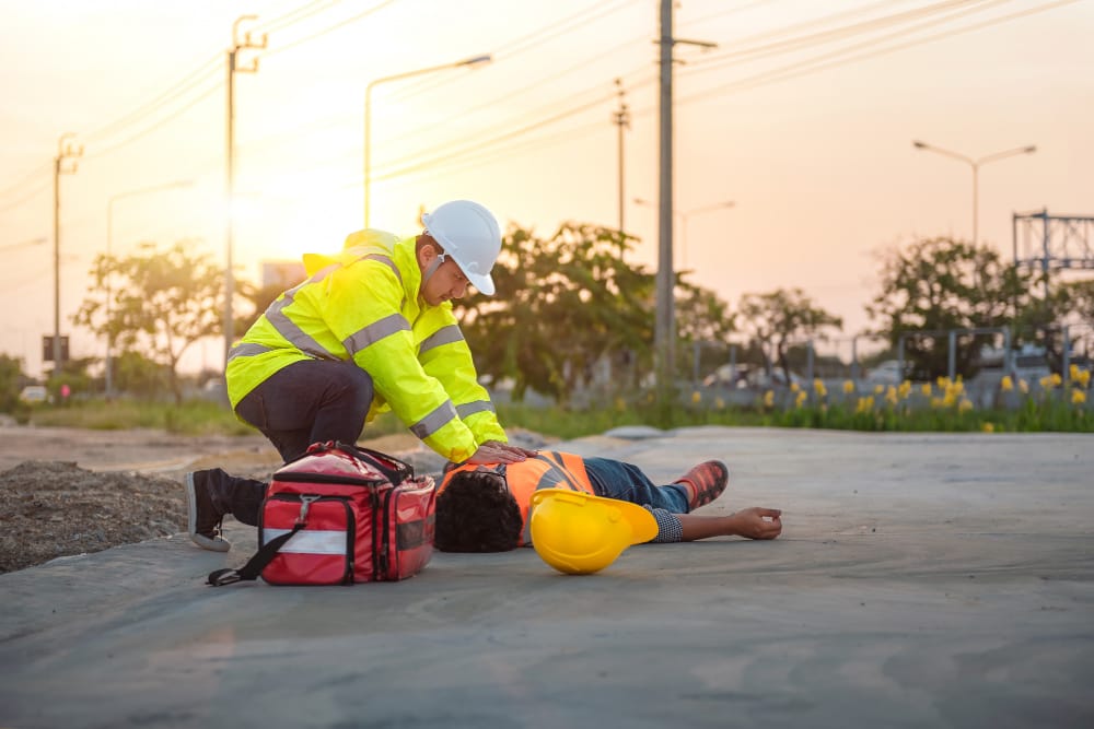 The person is asking, "Will I receive a settlement after being injured at work?"
