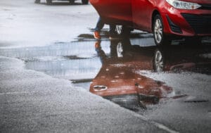Chicago Auto Accident Due to Bad Weather