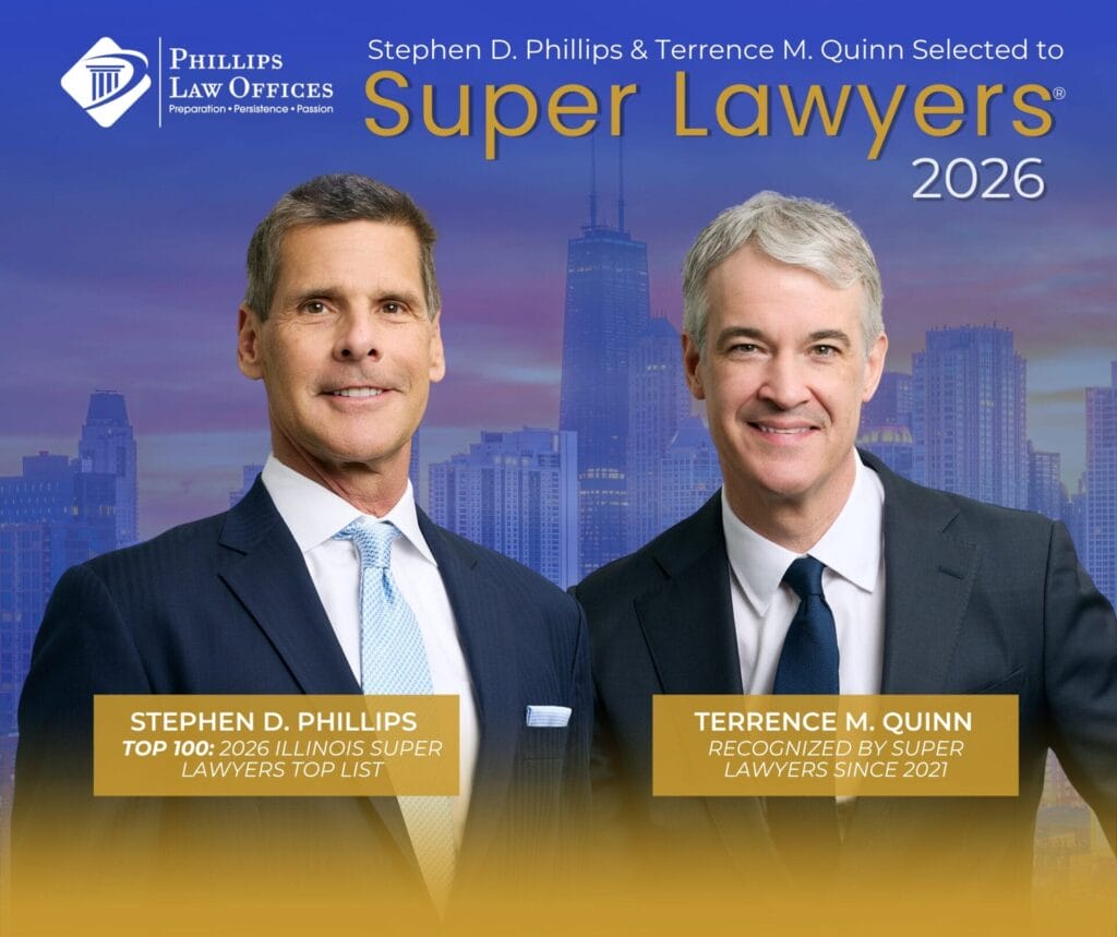 Chicago Personal Injury Lawyers Named to Super Lawyers