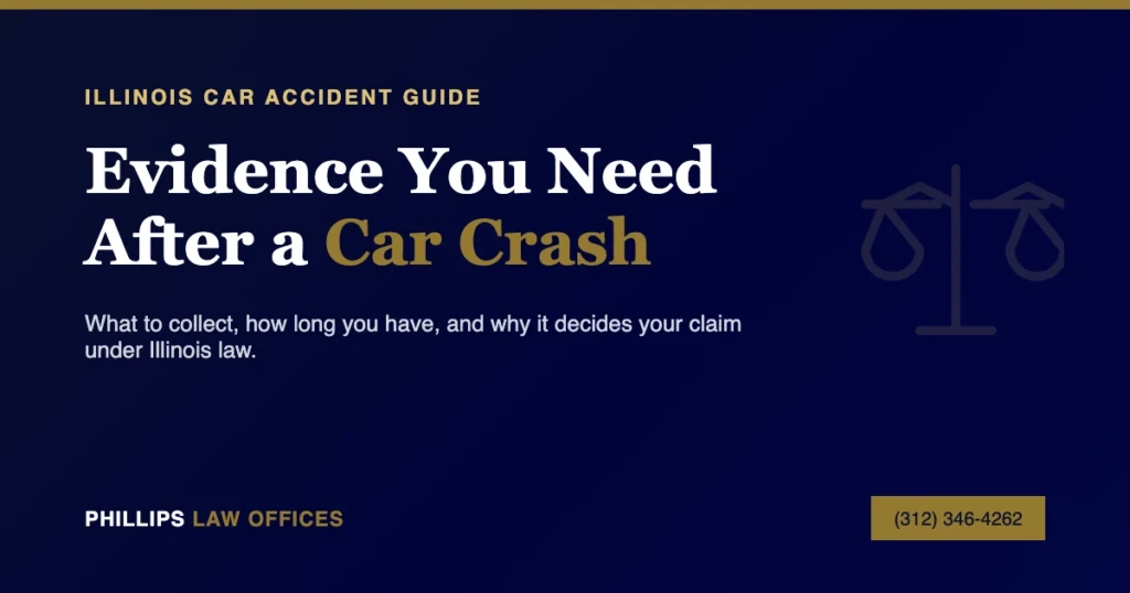 Illinois car accident guide: Evidence You Need After a Car Crash - Phillips Law Offices