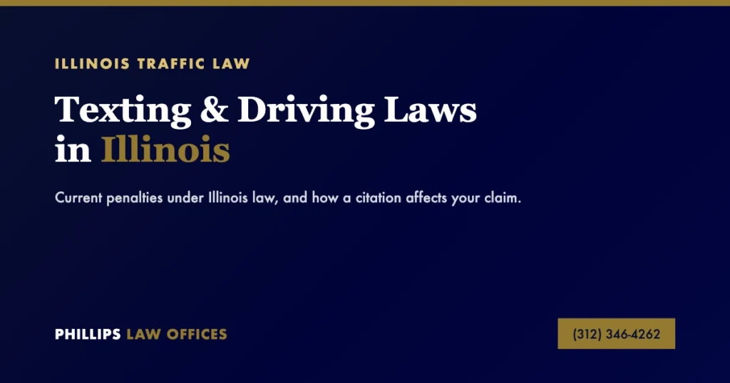 Illinois Traffic Law: Texting and Driving Laws in Illinois - Phillips Law Offices